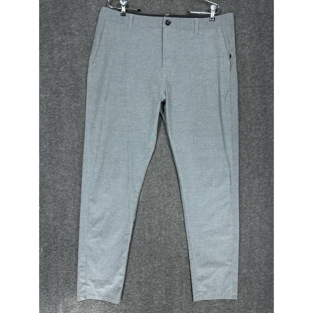 Vuori Pants Mens 36x32 Gray Aim Chino Pant Performance Stretch Golf Casual